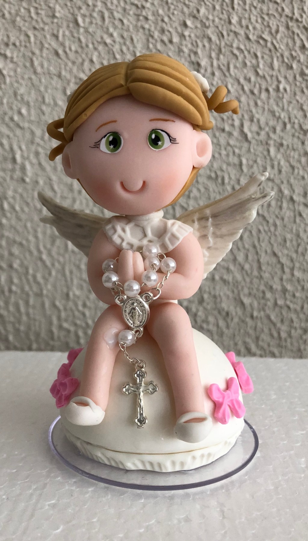 ANJO BATIZADO ROSA
